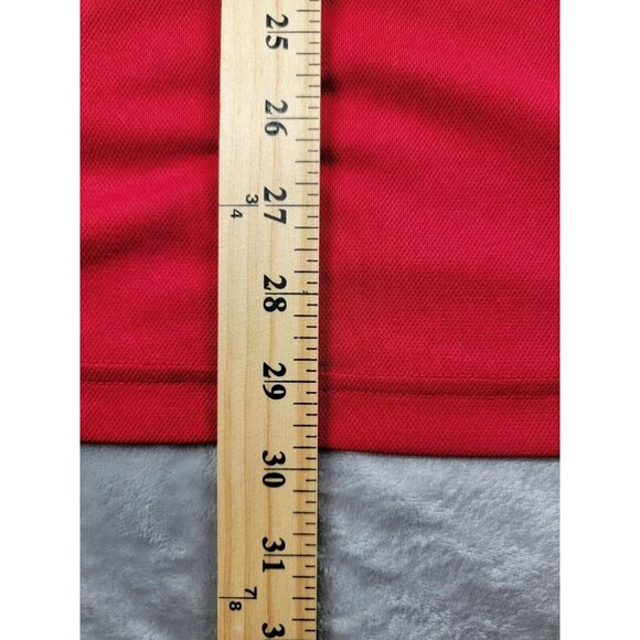 Arkansas Razorbacks Performance Polo Shirt Adult Large Red Adidas Climacool Mens - Picture 4 of 8